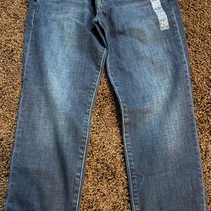 Gap girlfriend mid rise jeans size 26